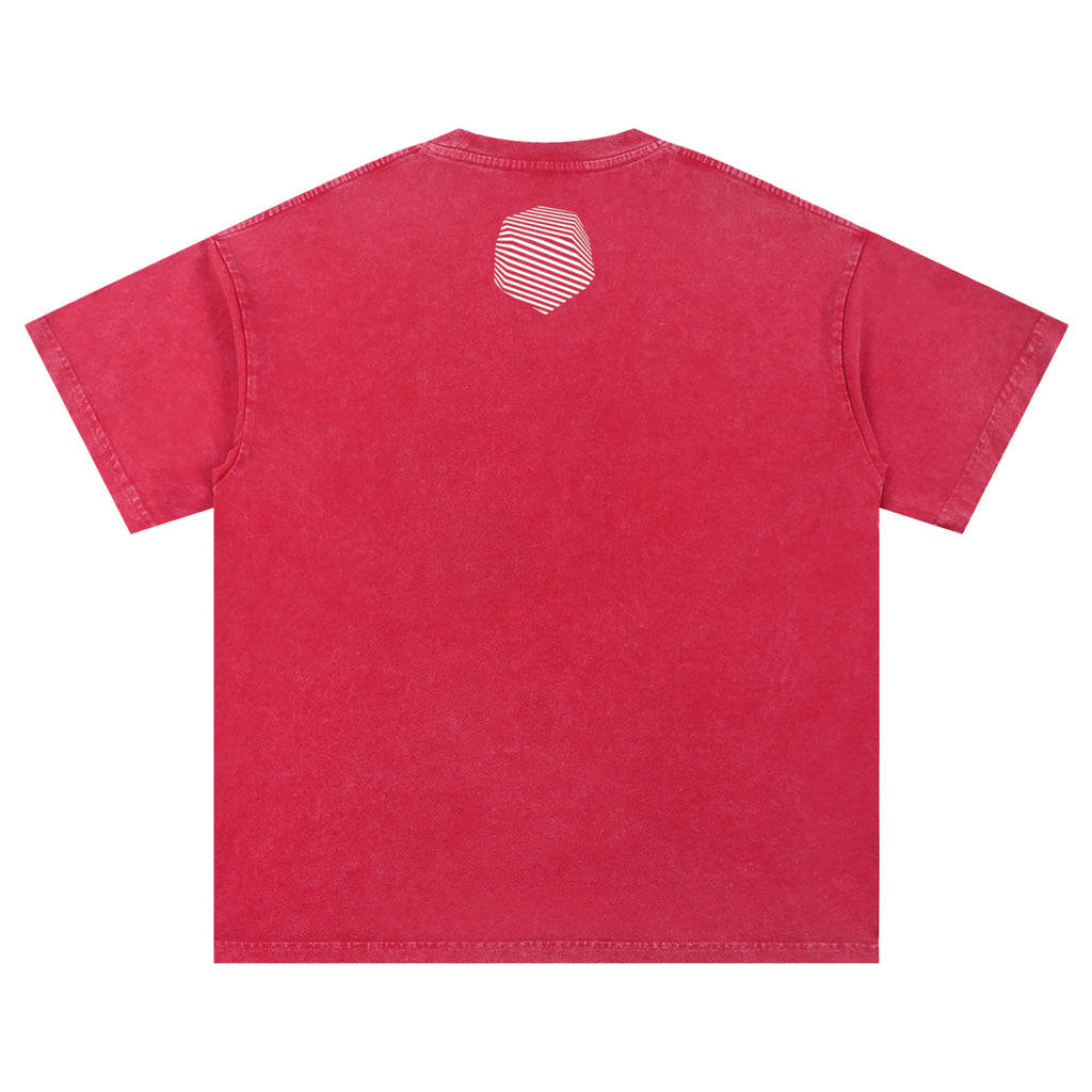 Get Use 2 It Snow Washed Oversized T-shirt Red