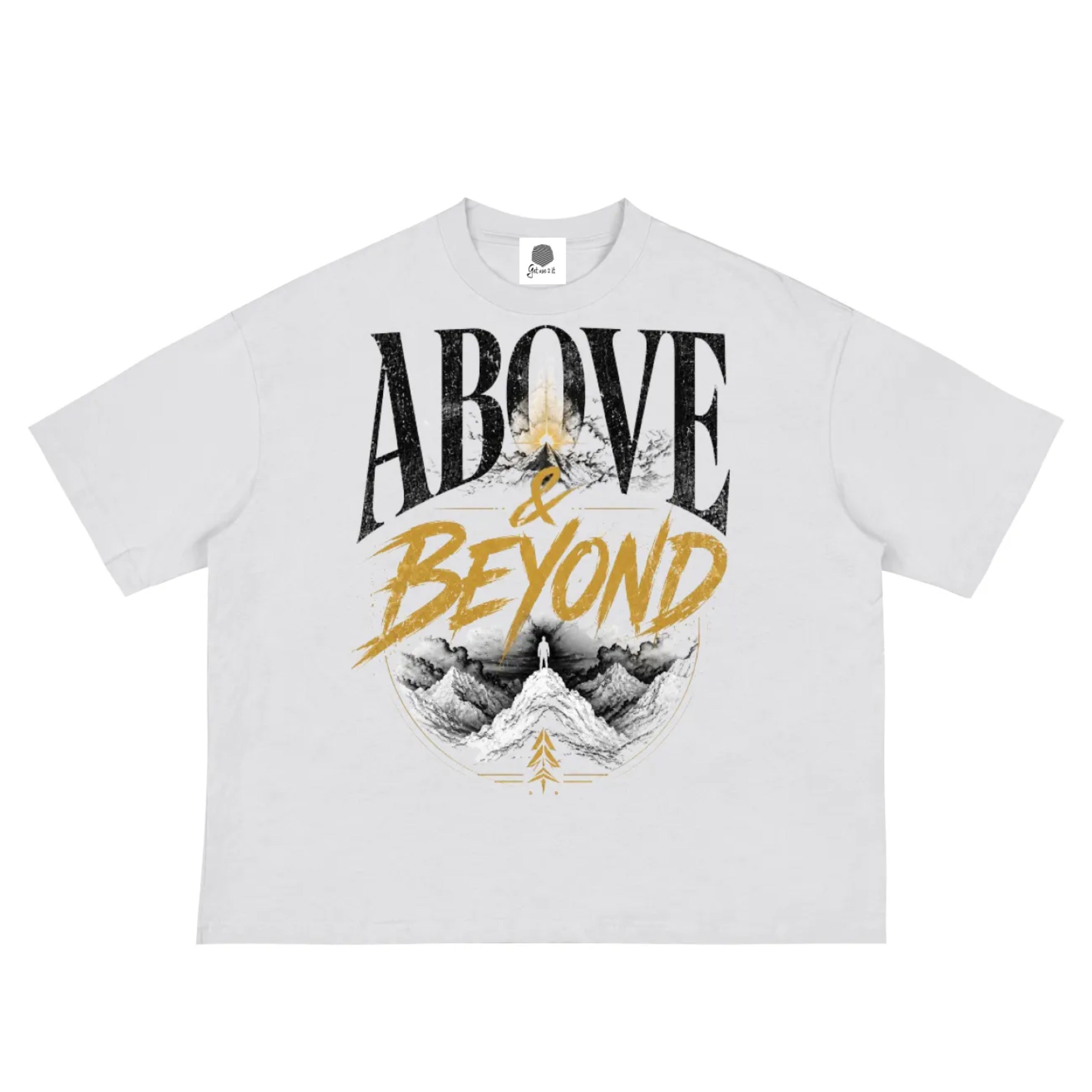 “Above & Beyond” Boxy Crop Tee