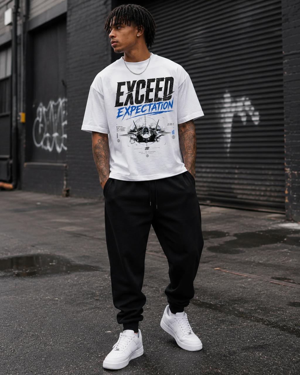 “Exceed Expectation” Boxy Crop Tee