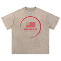 Get Use 2 It Snow Washed Oversize Identity T-shirt Beige