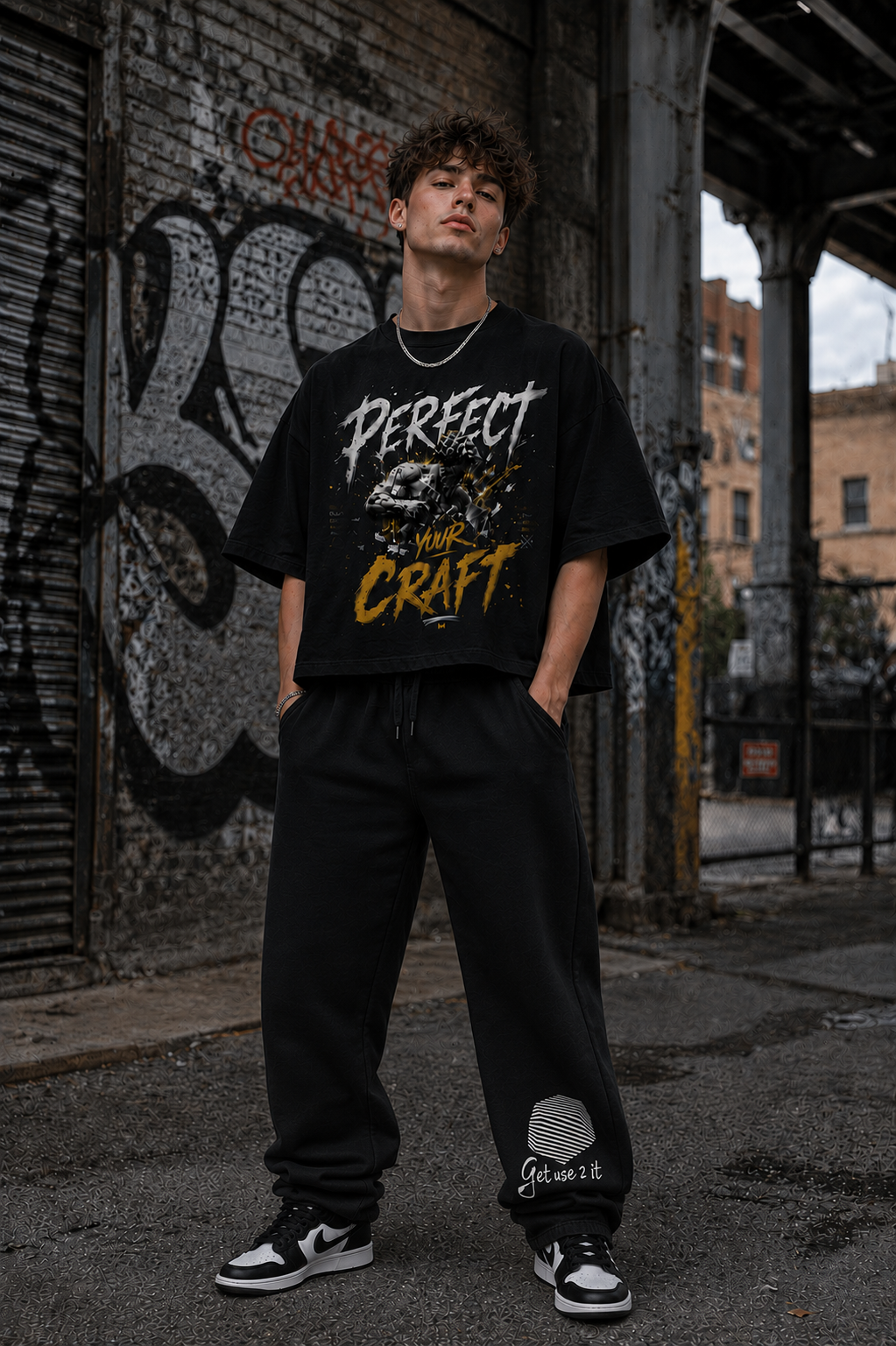 “Perfect Your Craft” Boxy Crop Tee