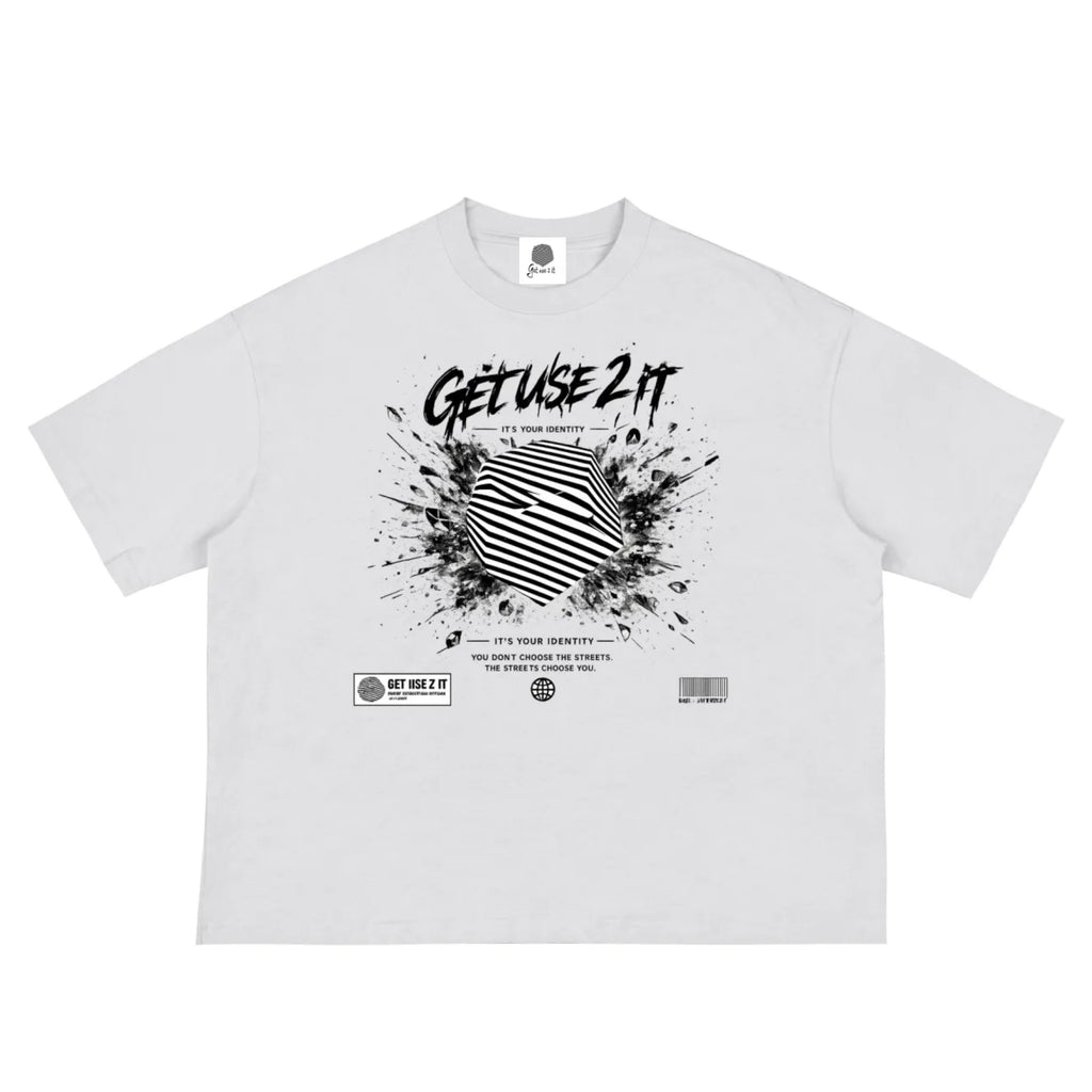 “Chosen Identity” Boxy Crop Graphic Tee