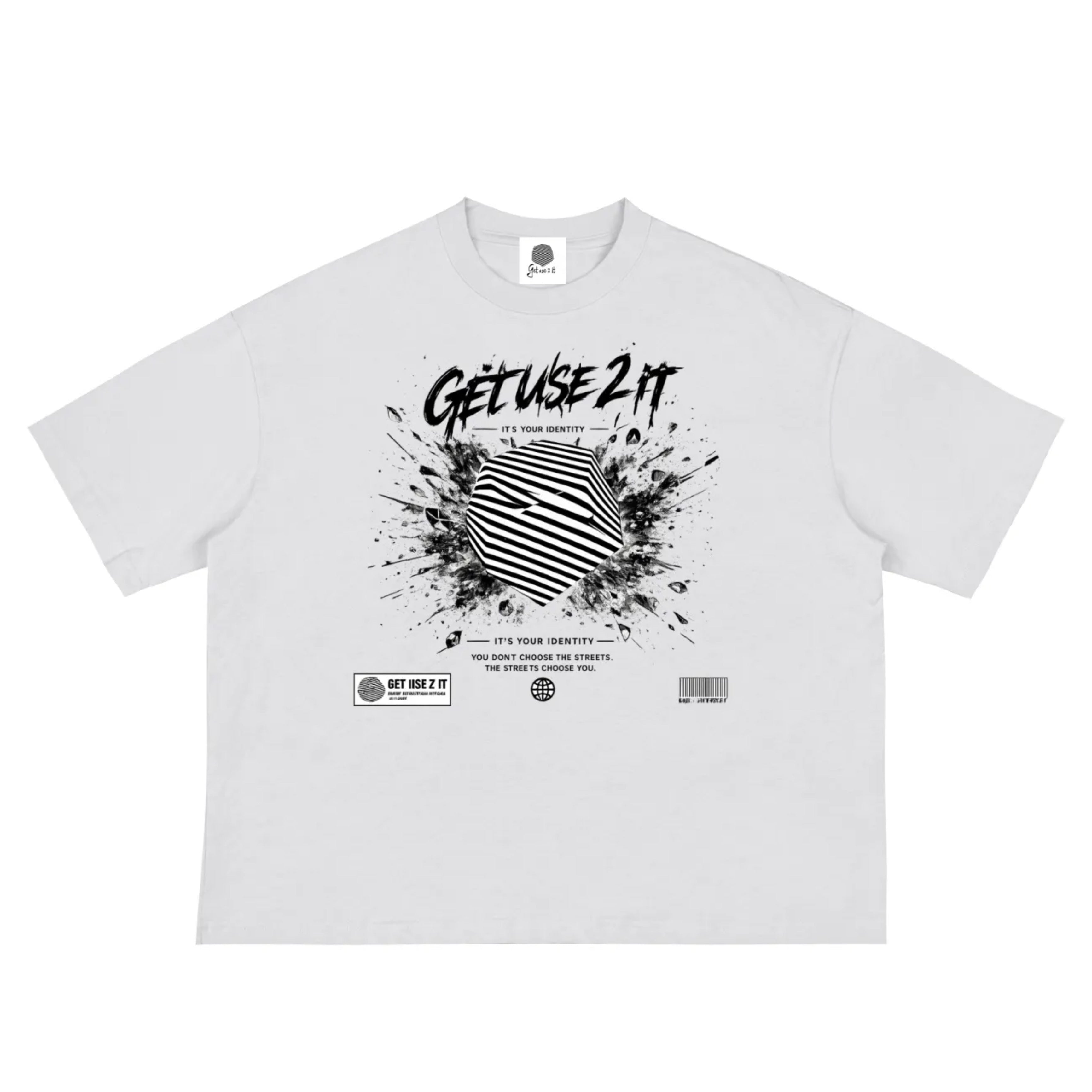 “Chosen Identity” Boxy Crop Graphic Tee