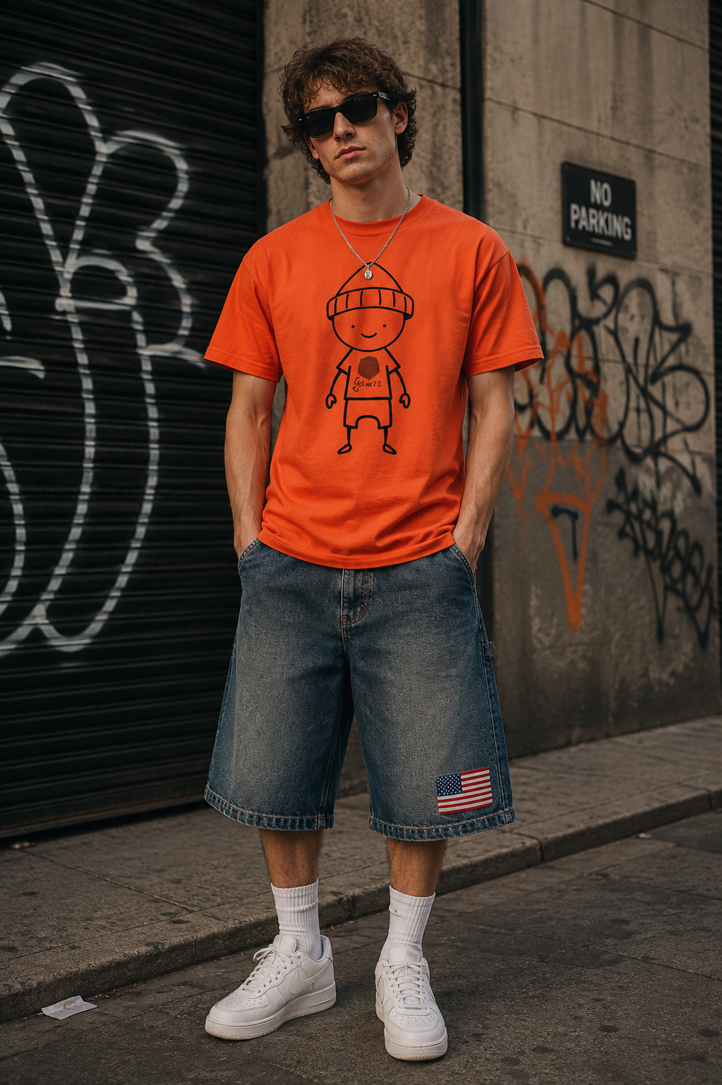 Get Use 2 It (Kool Kid) T-shirt Orange