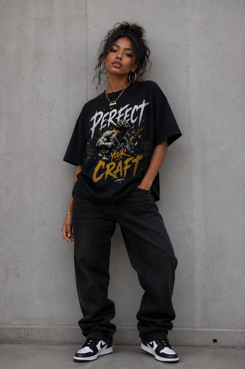 “Perfect Your Craft” Boxy Crop Tee
