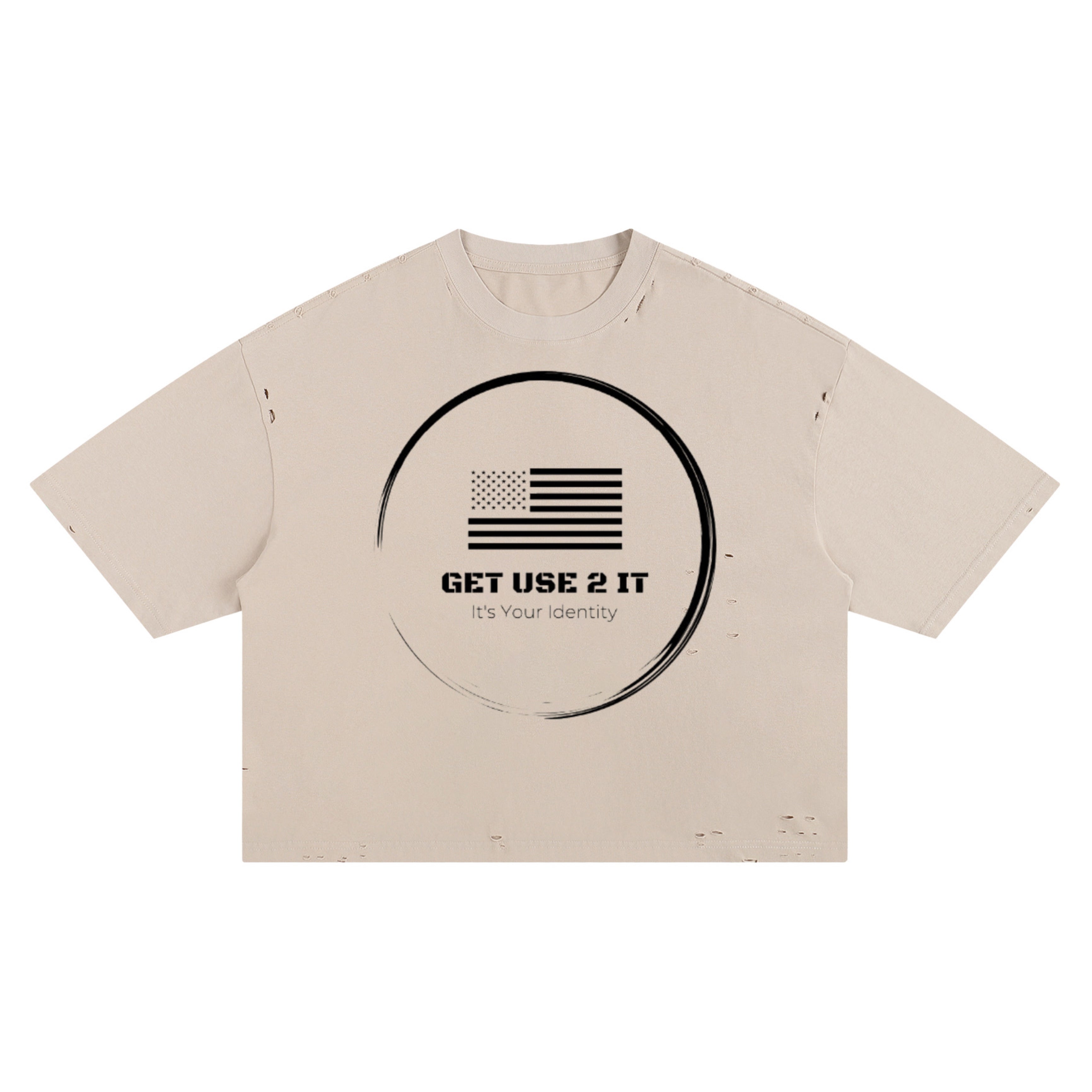 (Identity) Frayed Boxy Tee