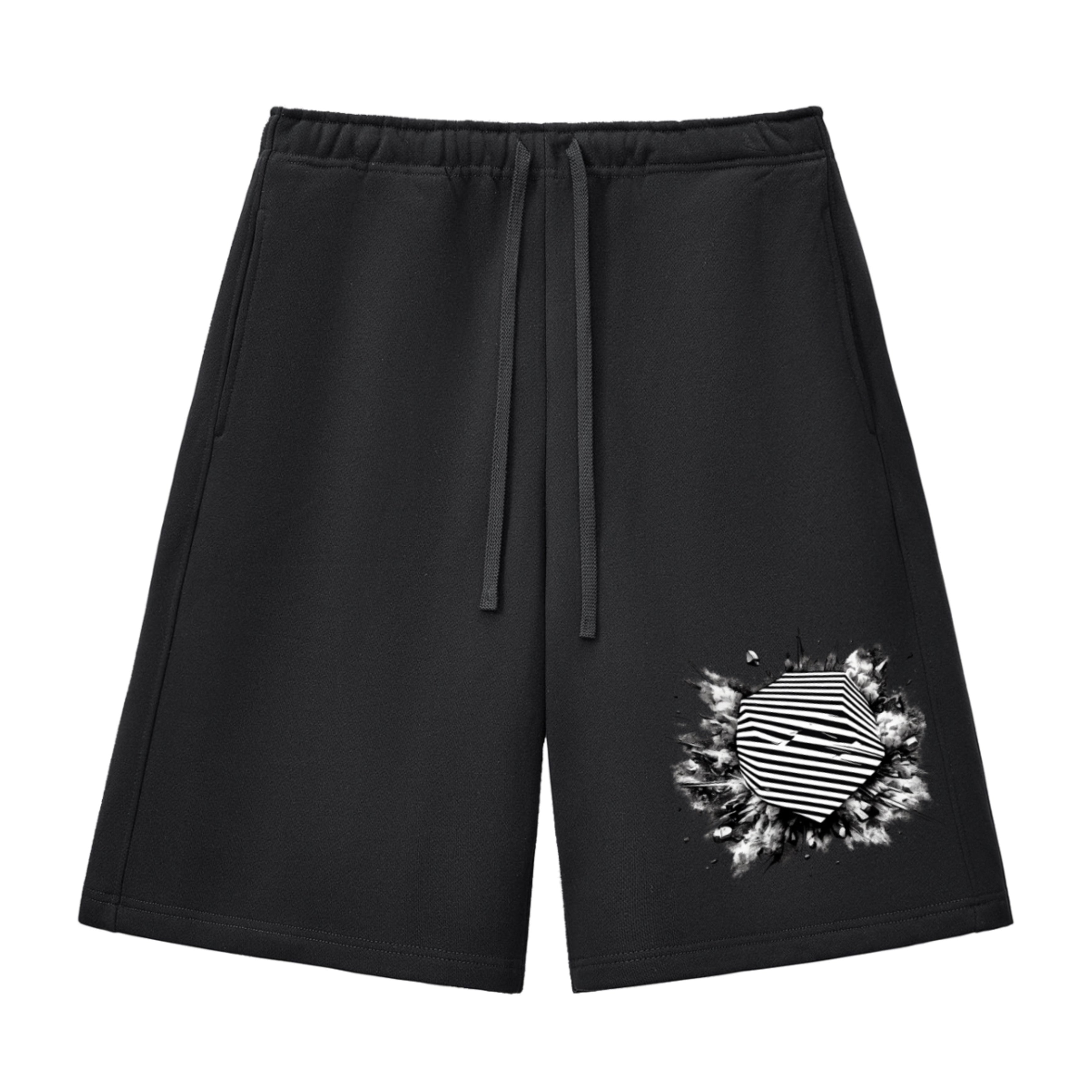 “Identity Crisis” Heavyweight Fleece Shorts