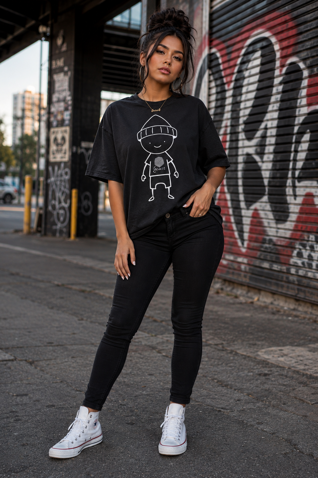 (Kool Kid) Boxy Crop Tee