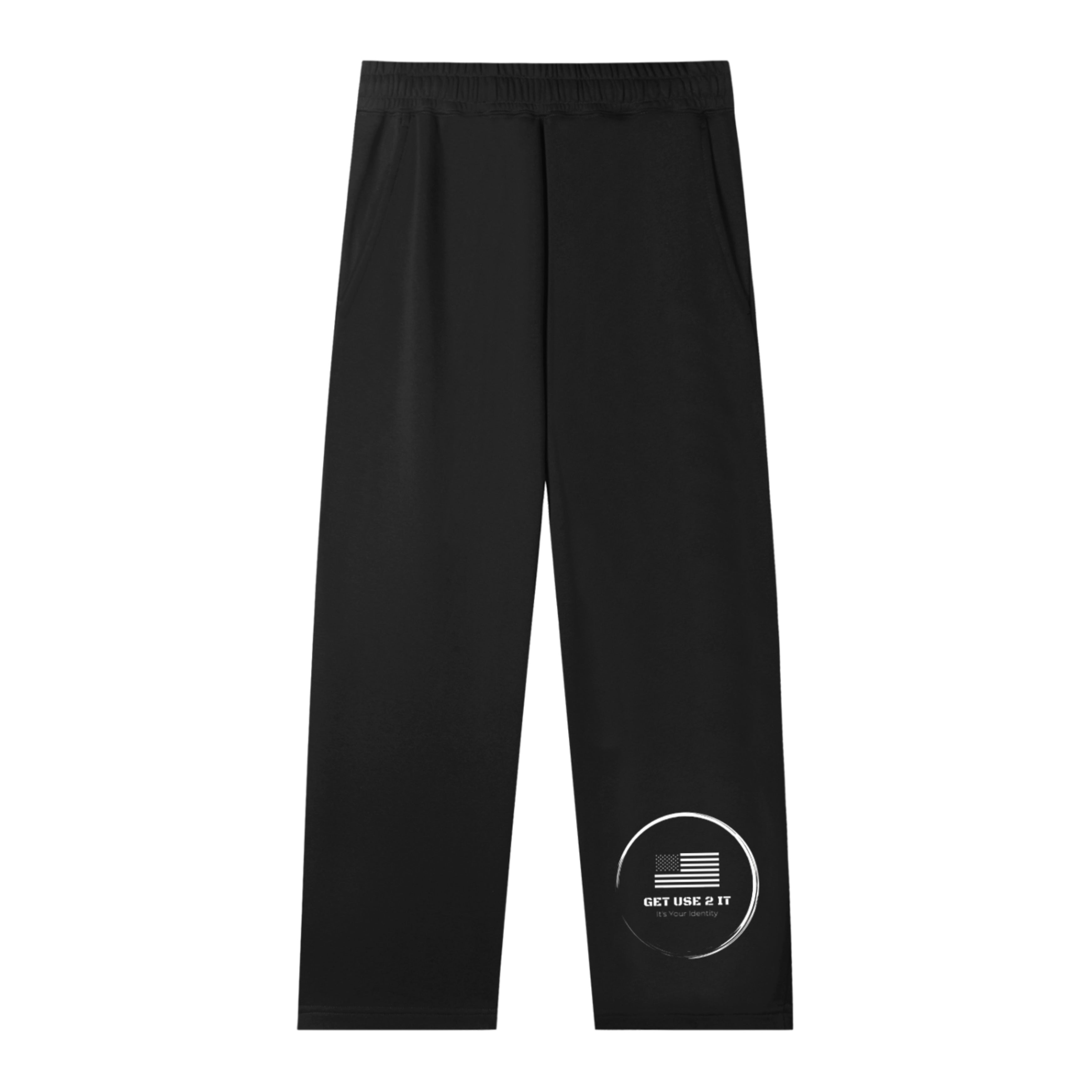 'Identity" Straight-Leg Sweatpants