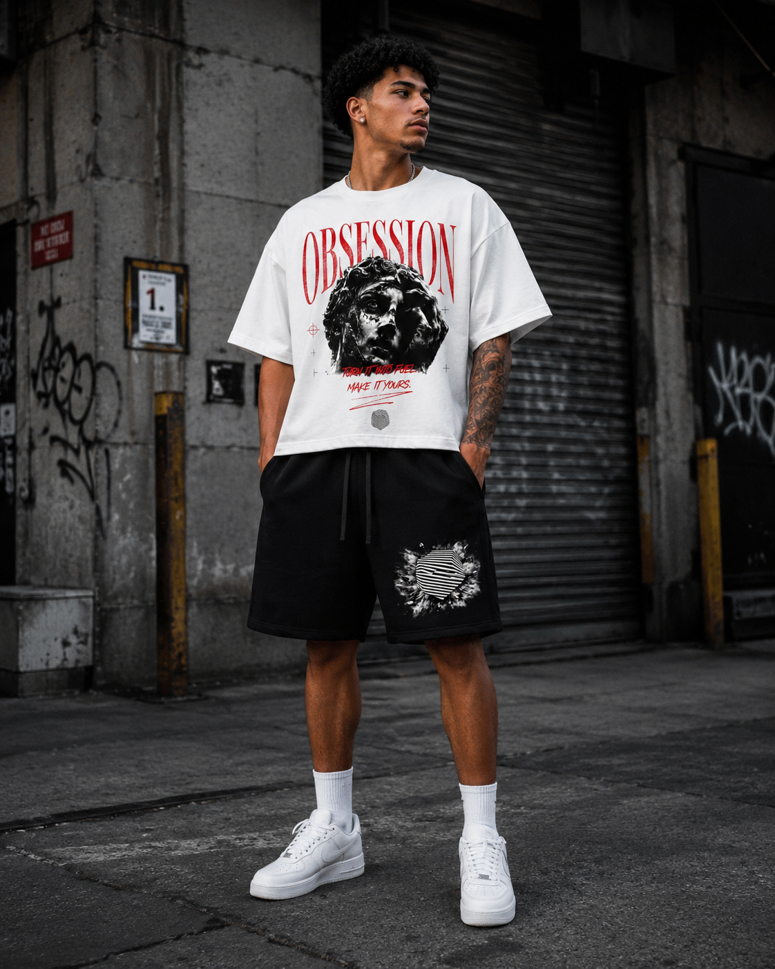 “Obsession” Boxy Crop Tee