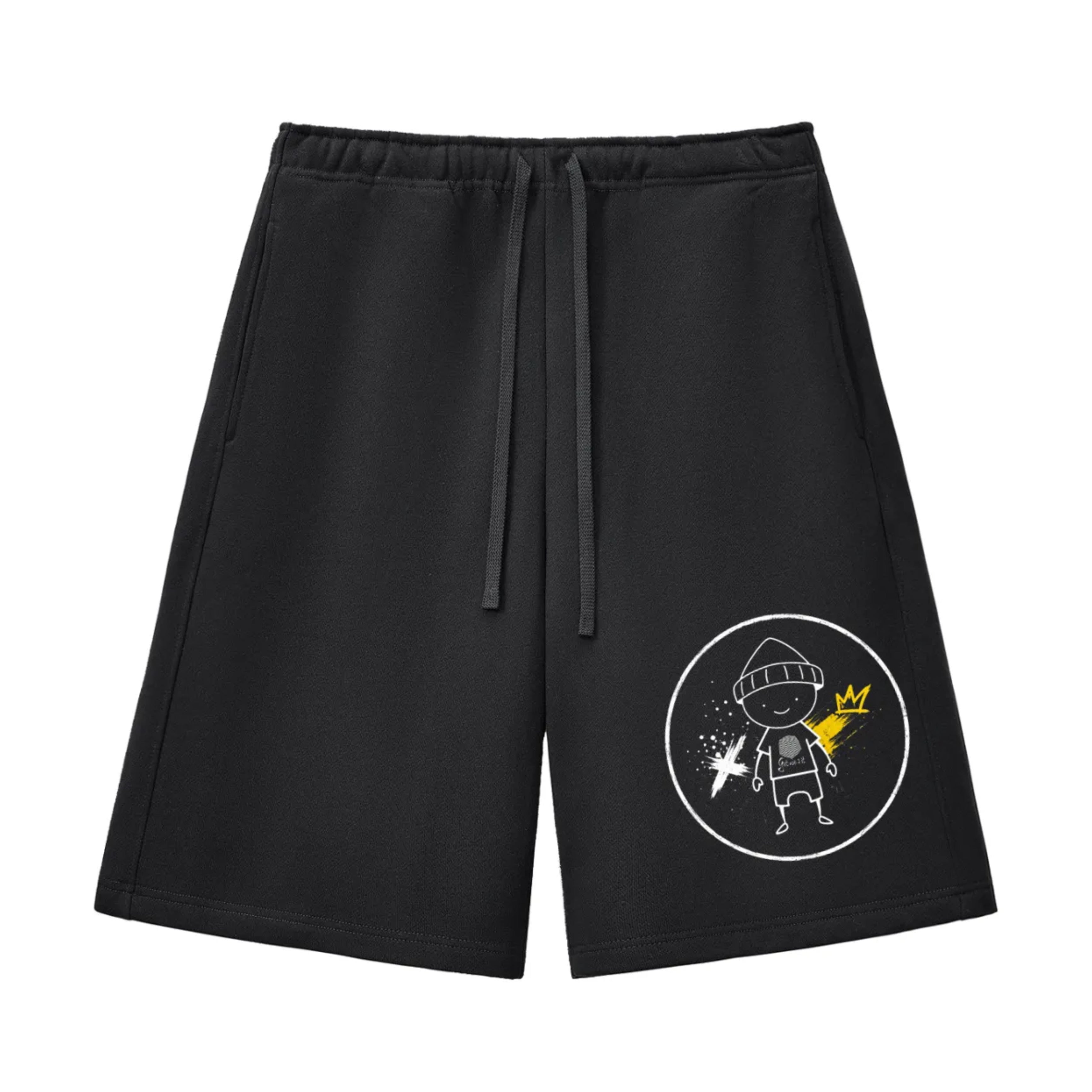 Kool Kid Outlined Heavyweight Fleece Shorts