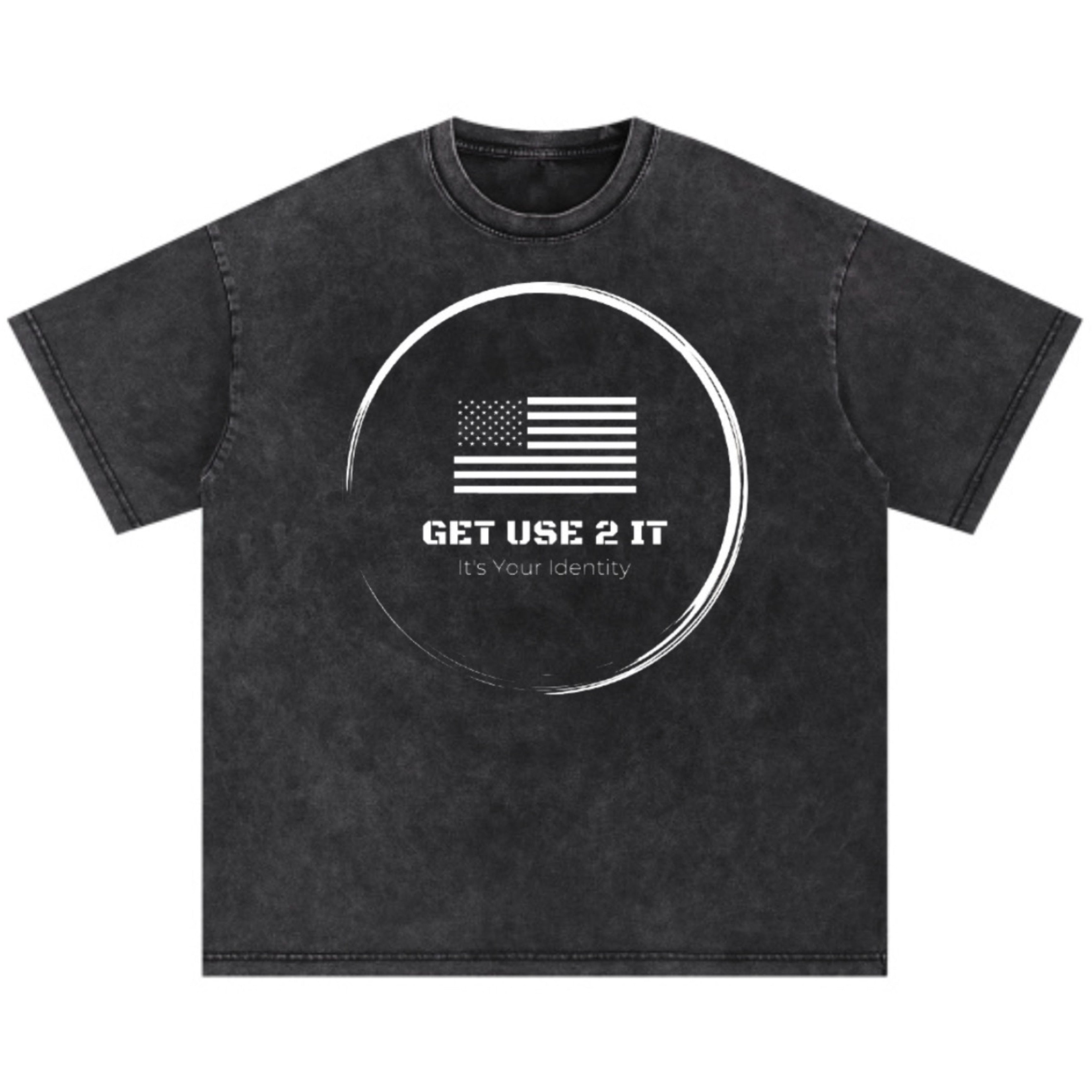 Get Use 2 It Snow Washed Oversized Identity T-shirt Black
