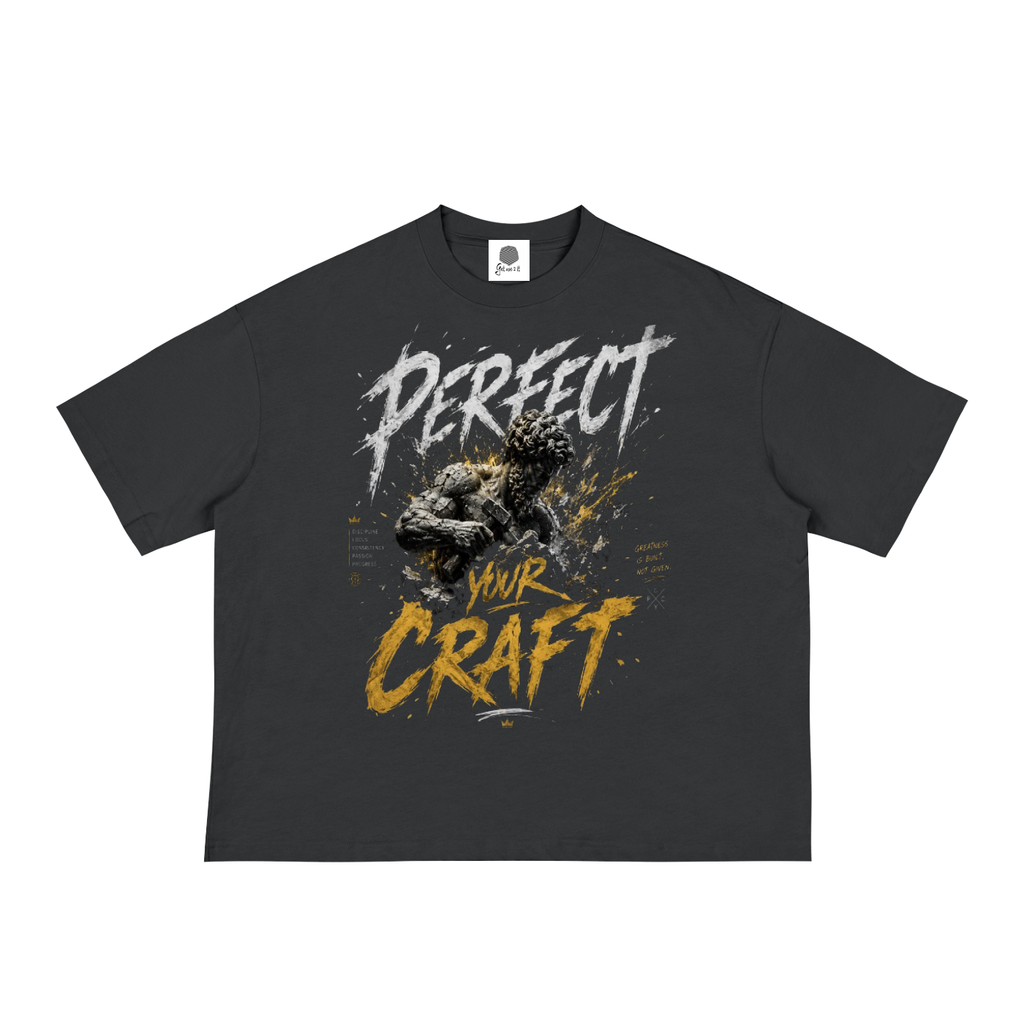 “Perfect Your Craft” Boxy Crop Tee