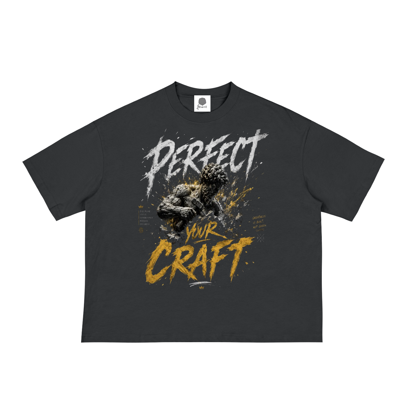 “Perfect Your Craft” Boxy Crop Tee