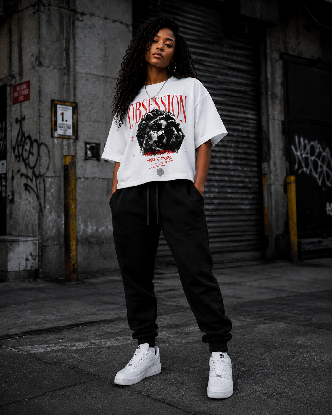 “Obsession” Boxy Crop Tee