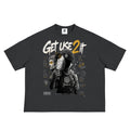 “Mirror Mask” Boxy Crop Graphic Tee