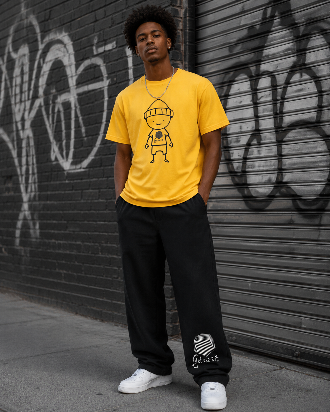 Get Use 2 It (Kool Kid) T-shirt Yellow