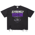 “Extremely Effective” Snow Washed Raw Hem T-Shirt