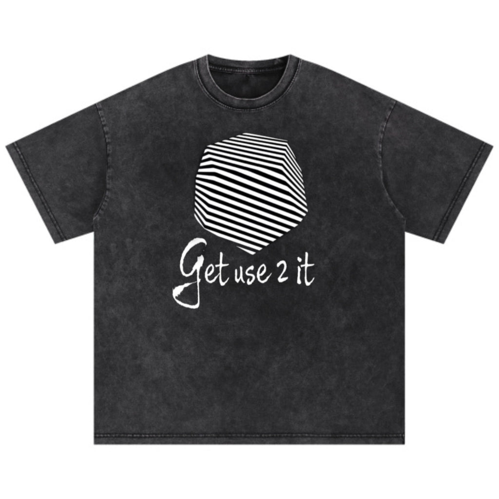 Get Use 2 It Snow Washed Oversized T-shirt Black