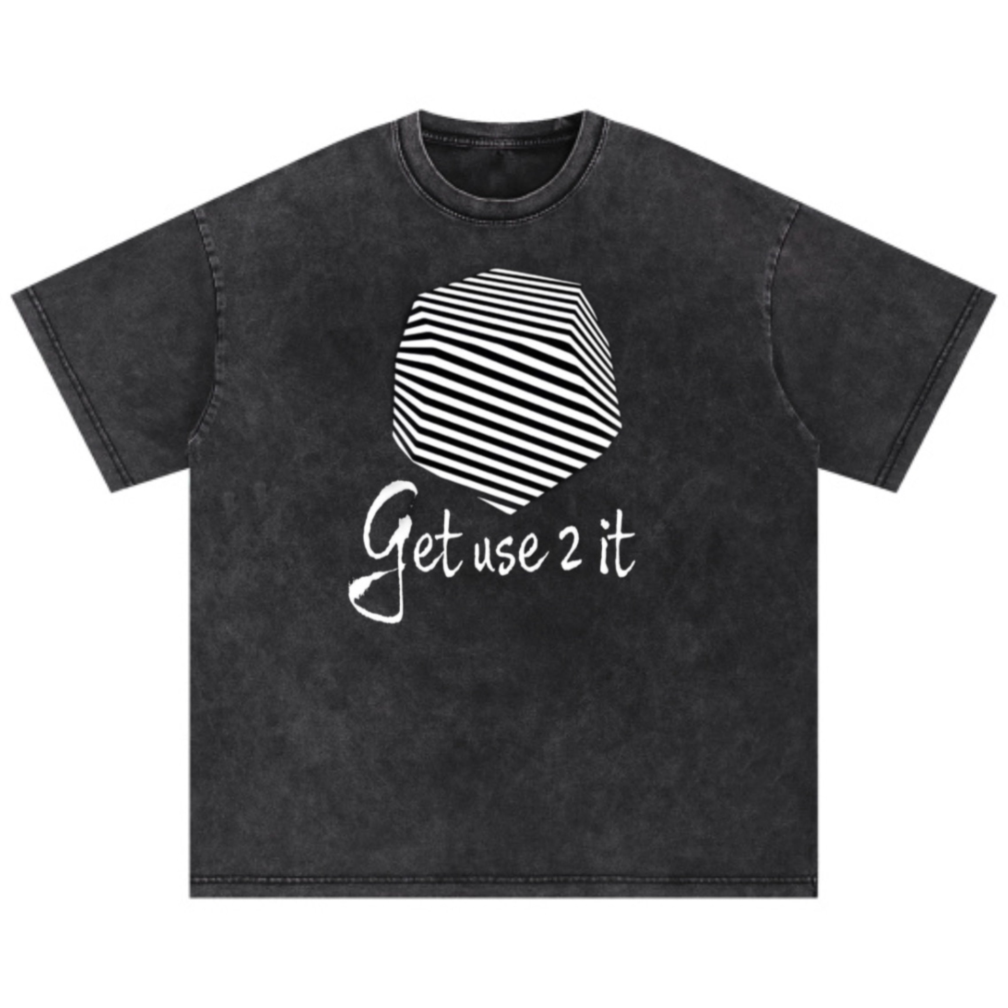 Get Use 2 It Snow Washed Oversized T-shirt Black
