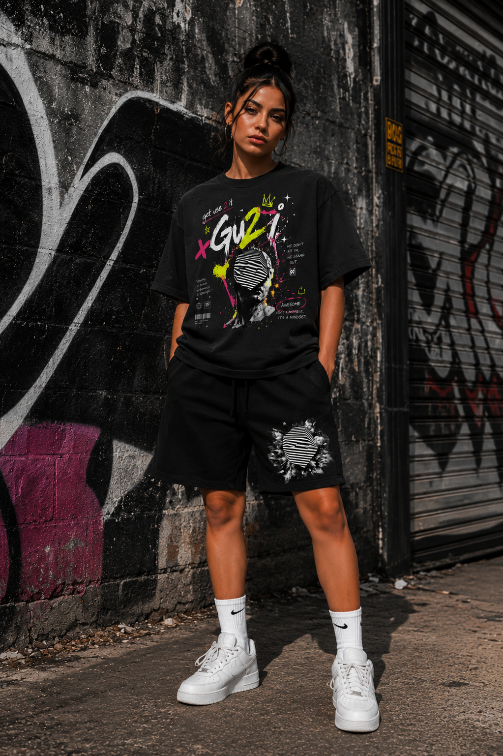 “Identity Crisis” Heavyweight Fleece Shorts