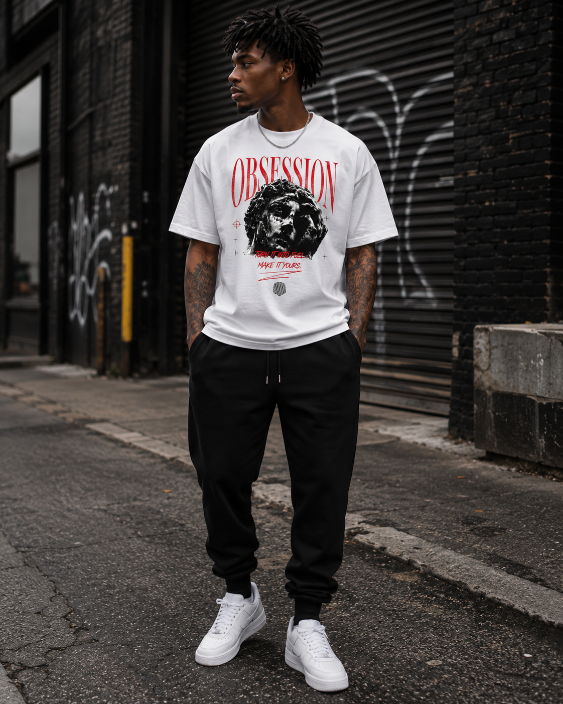 “Obsession” Boxy Crop Tee