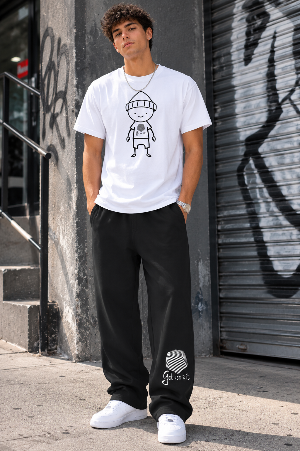 Get Use 2 It (Kool Kid) T-shirt White