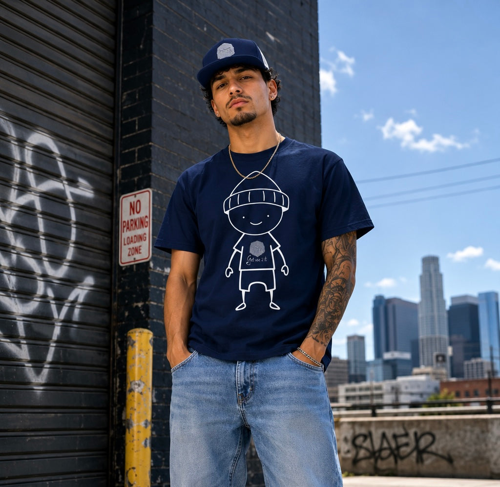 GU2I (Get Use 2 It) Logo SnapBack (Navy)