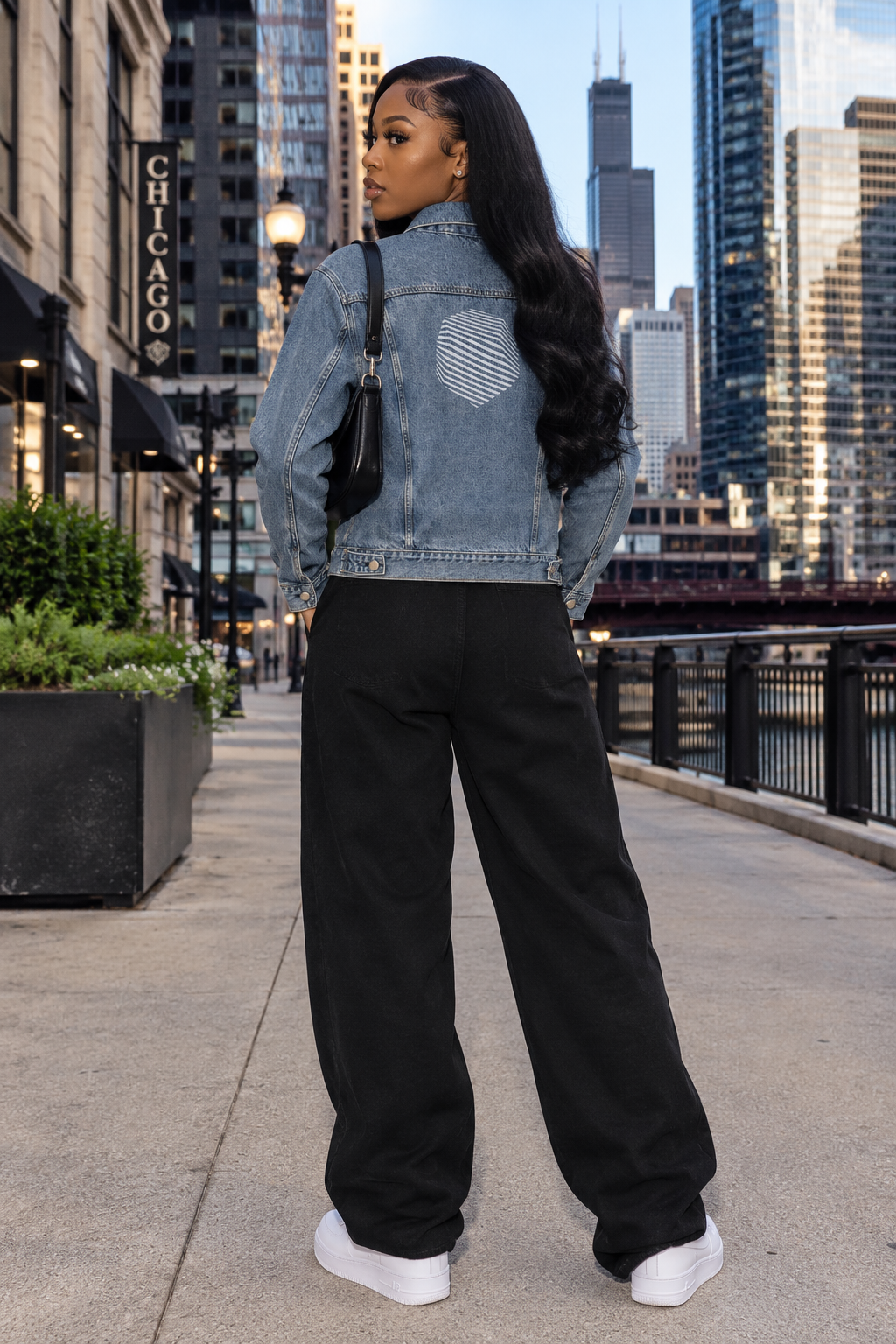 “Outer Armor” Blue Vintage Wash Denim Jacket