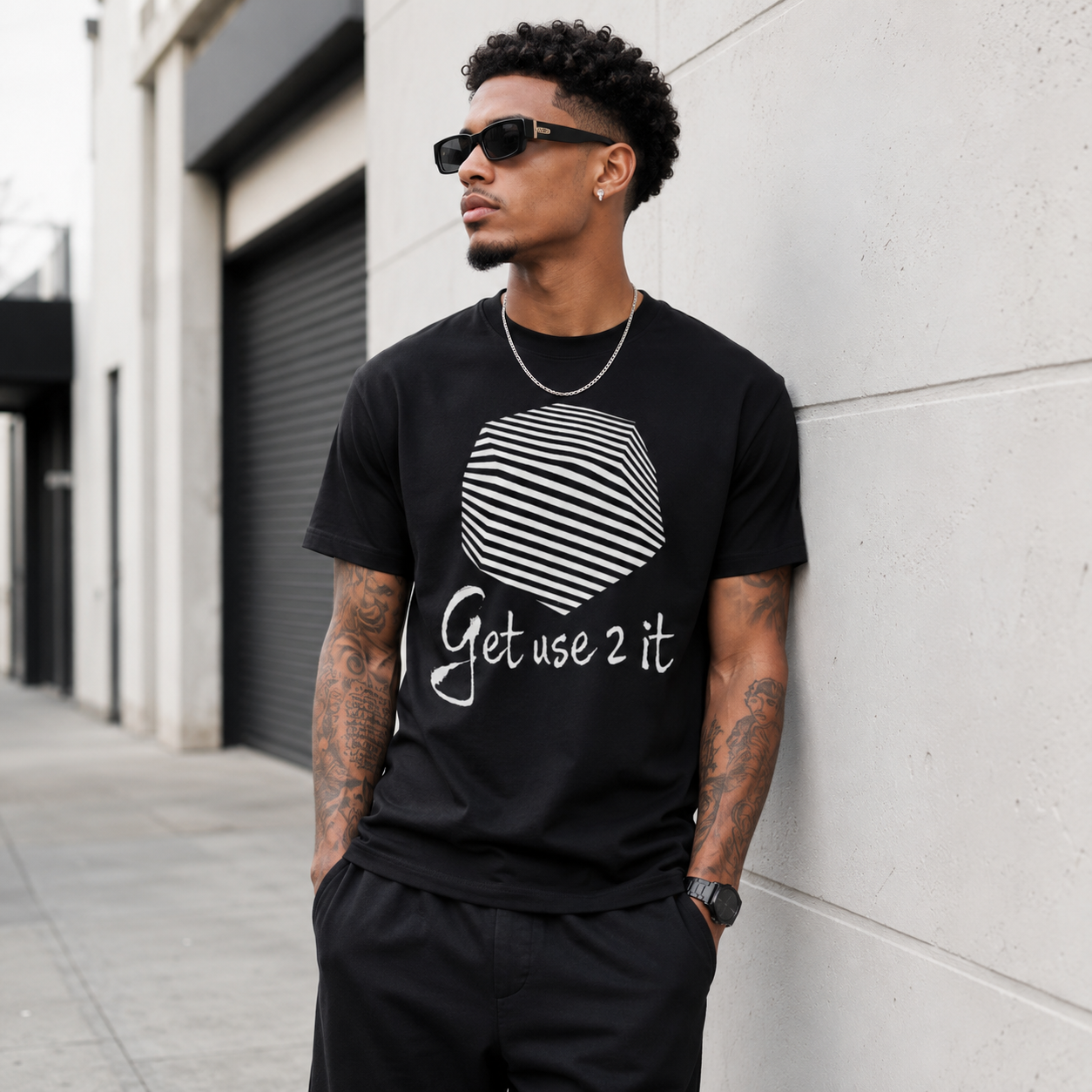 Get Use 2 It Logo T-shirt (Black)
