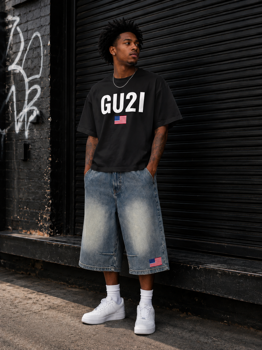 Get Use 2 It American Classic Earth Tone T-shirt (Black)