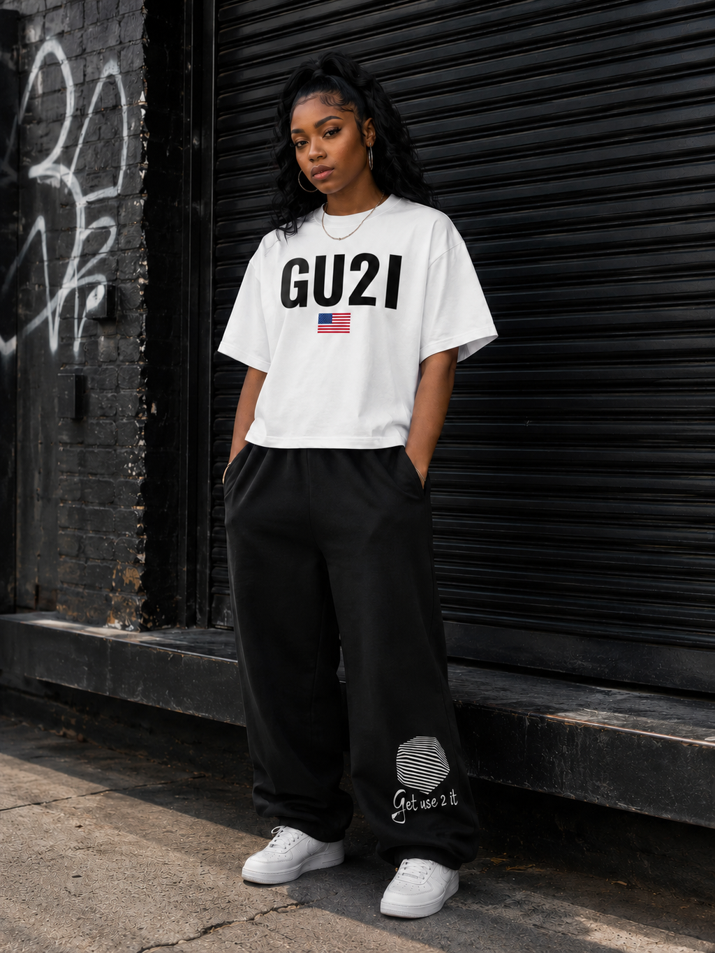 Get Use 2 It American Classic Earth Tone T-shirt (White)