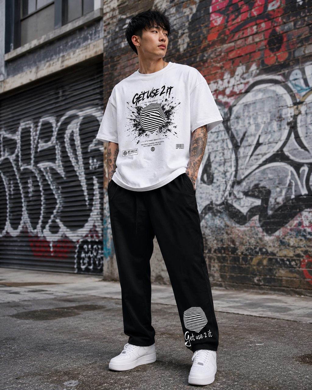 “Chosen Identity” Boxy Crop Graphic Tee