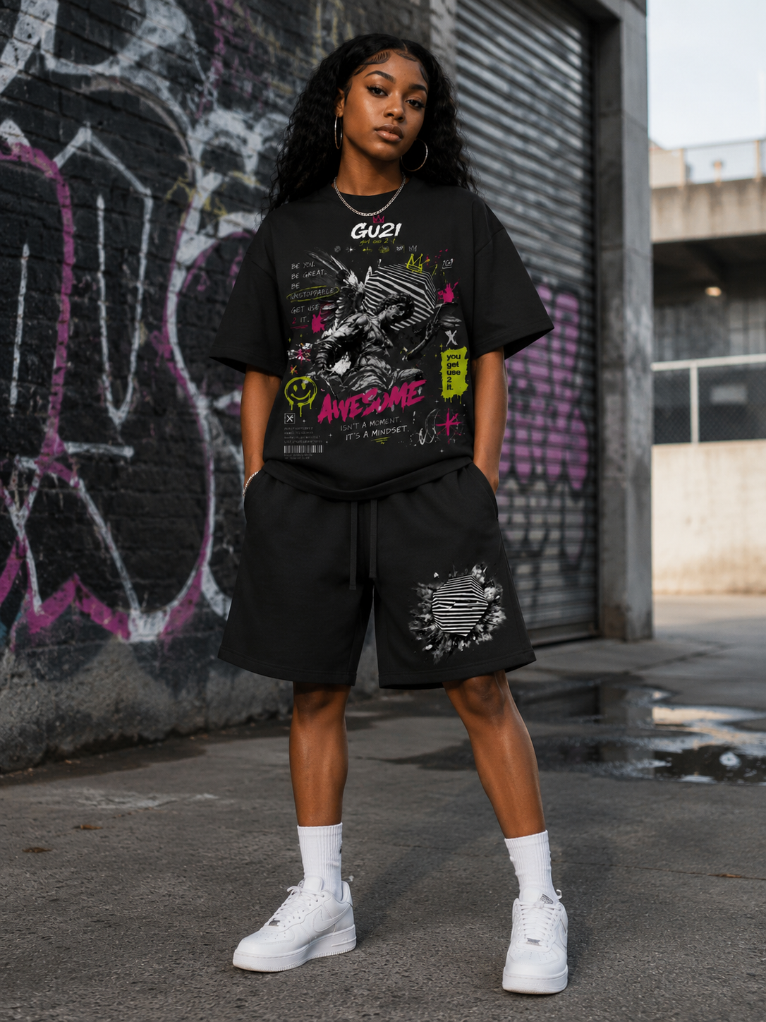 “Chosen Identity” Heavyweight Fleece Shorts