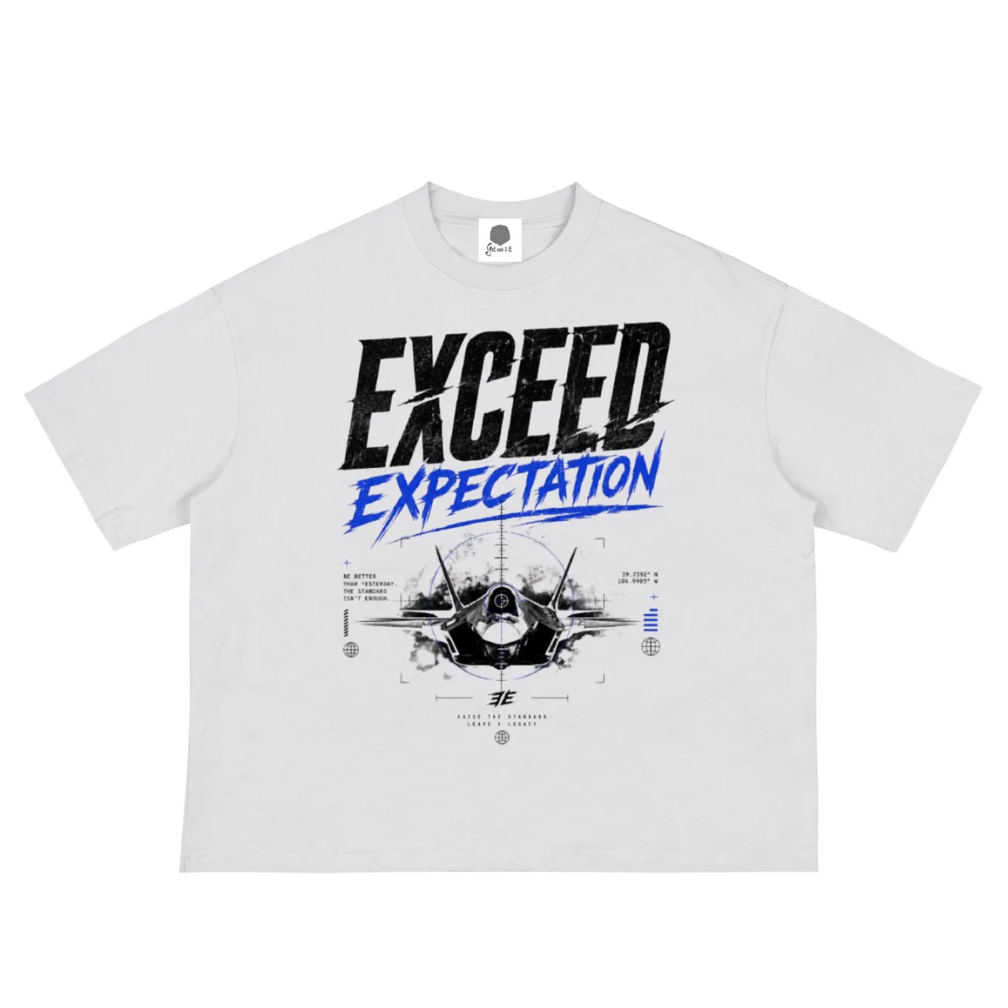 “Exceed Expectation” Boxy Crop Tee