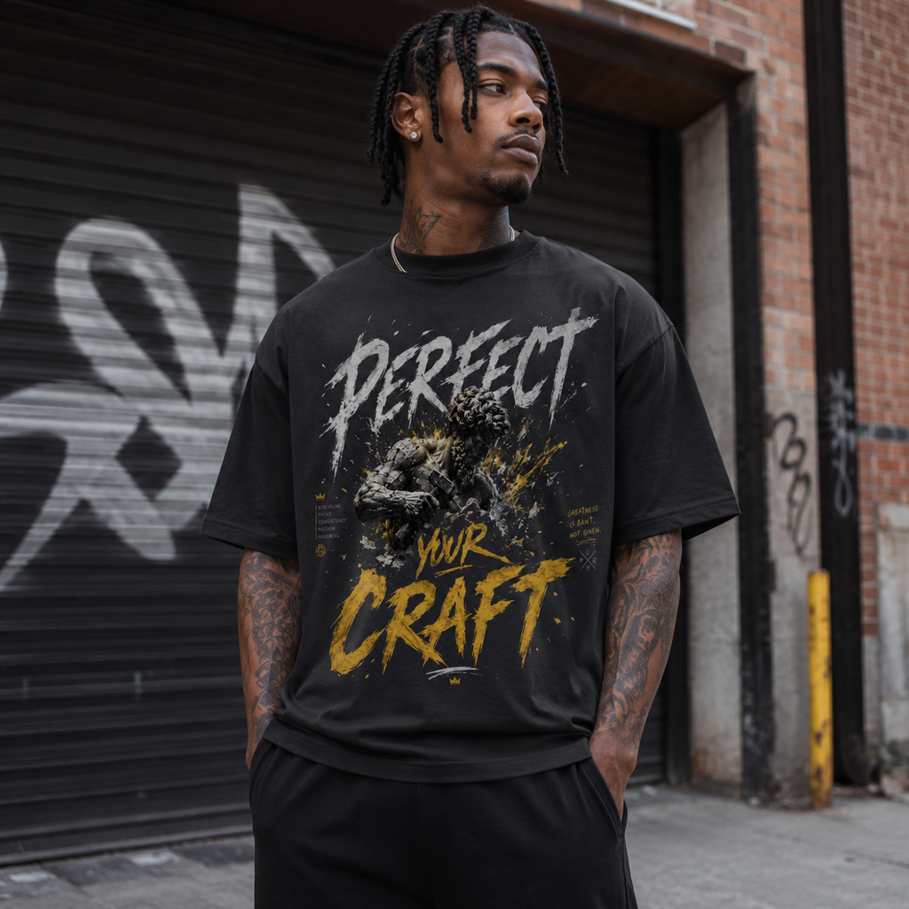 “Perfect Your Craft” Boxy Crop Tee