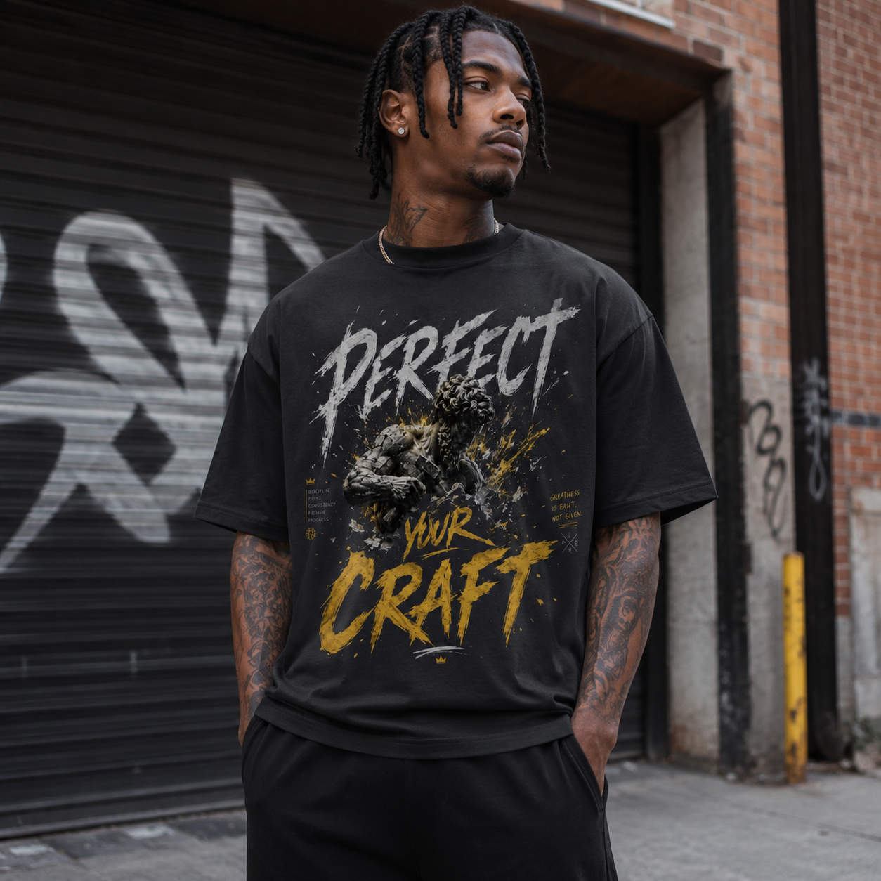 “Perfect Your Craft” Boxy Crop Tee