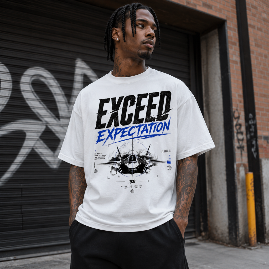 “Exceed Expectation” Boxy Crop Tee