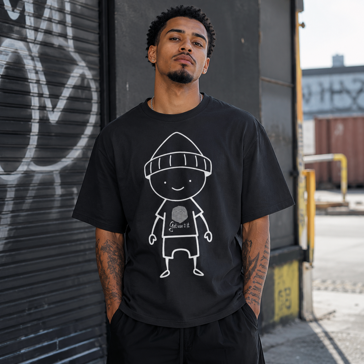 (Kool Kid) Boxy Crop Tee