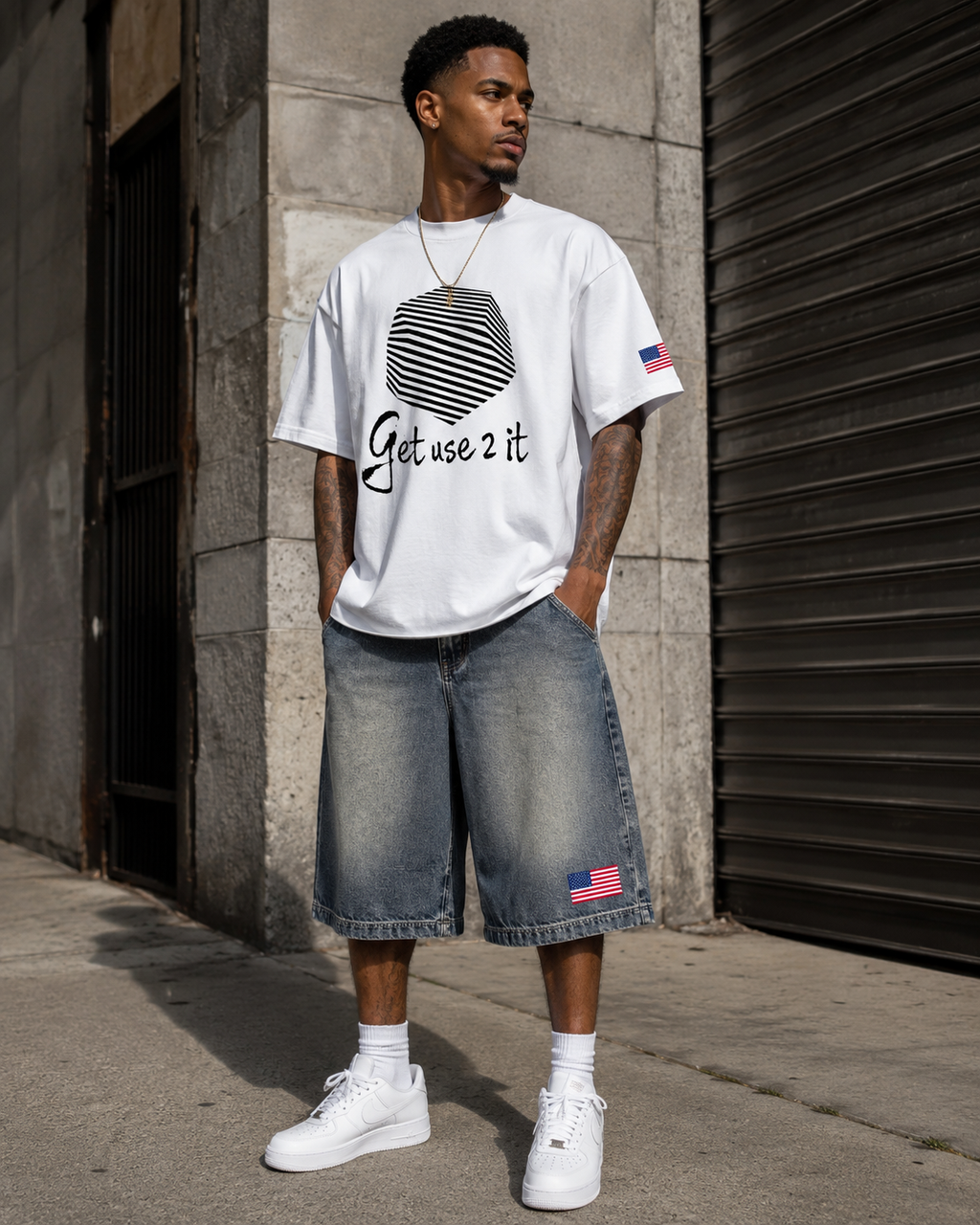 Get Use 2 It Classic Boxy Crop Tee