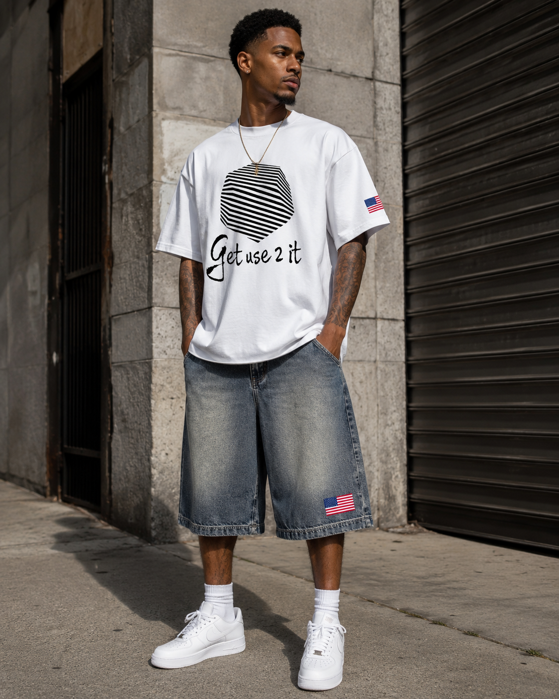 Get Use 2 It Classic Boxy Crop Tee