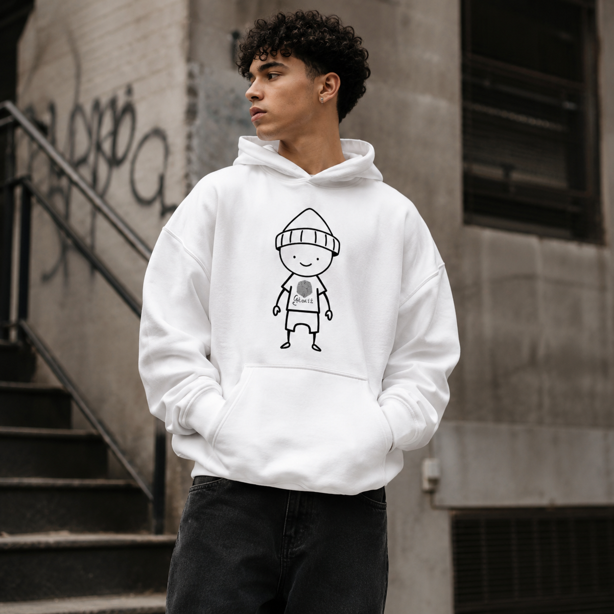 Get Use 2 It (Kool Kid) Hoodie White