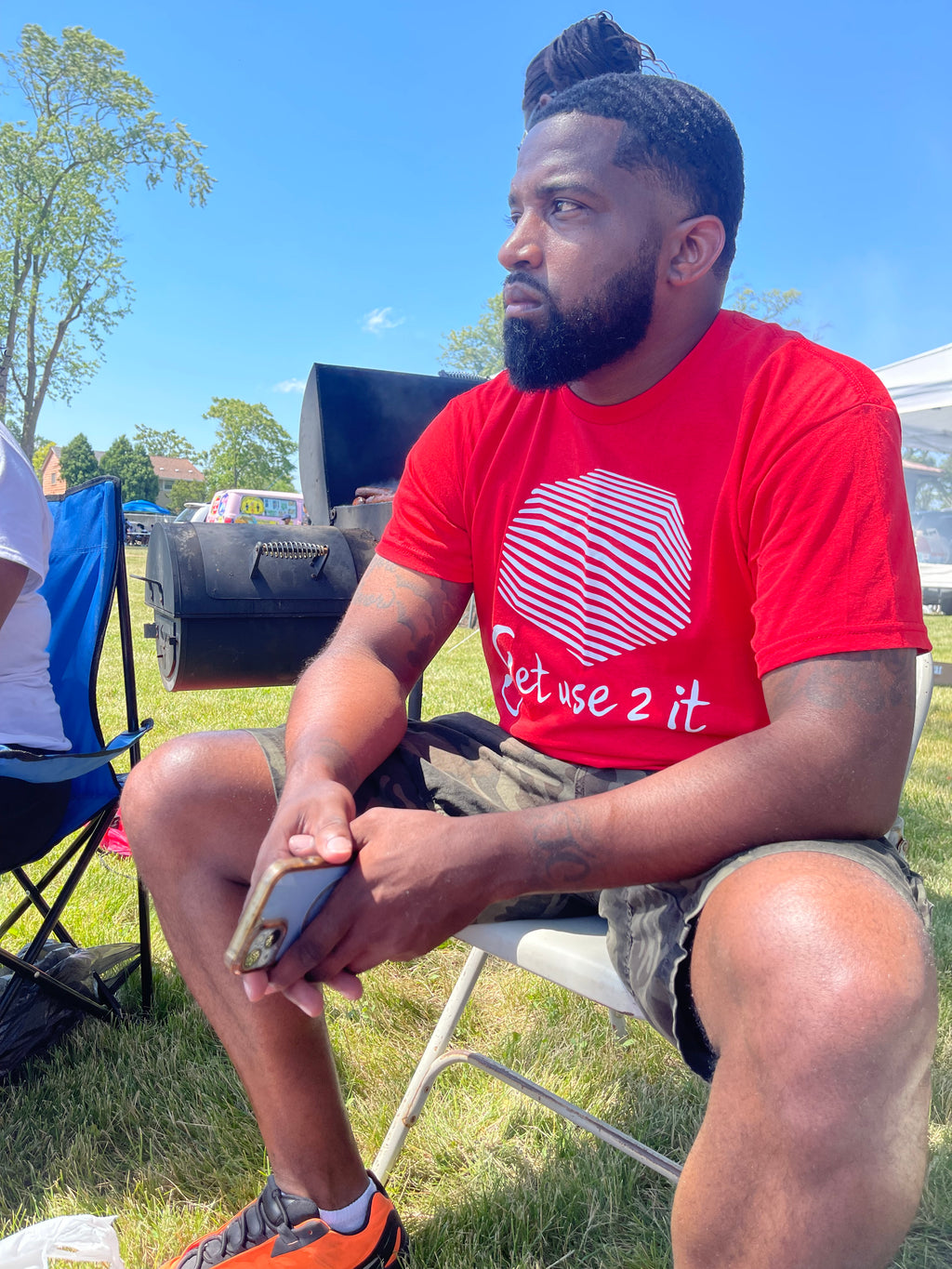 Get Use 2 It Logo T-shirt (Red/White)