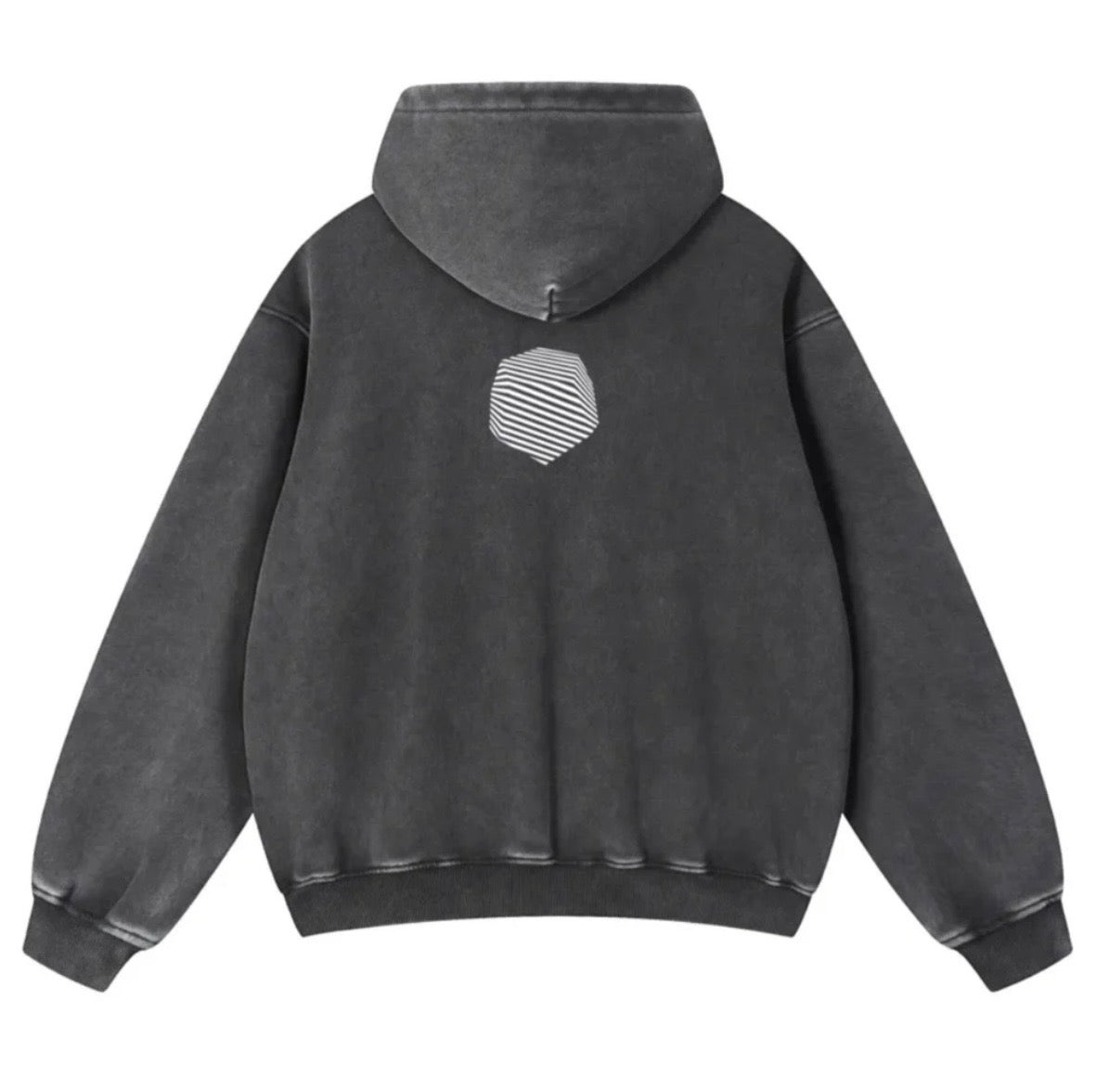 Get Use 2 It Oversize Vintage Identity Hoodie Black