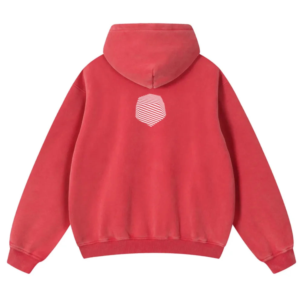 Get Use 2 It Oversize Vintage Identity Hoodie Red