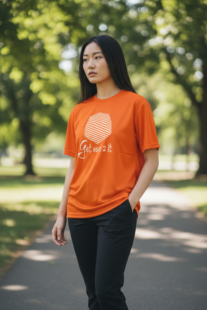 Get Use 2 It Logo T Shirt Orange