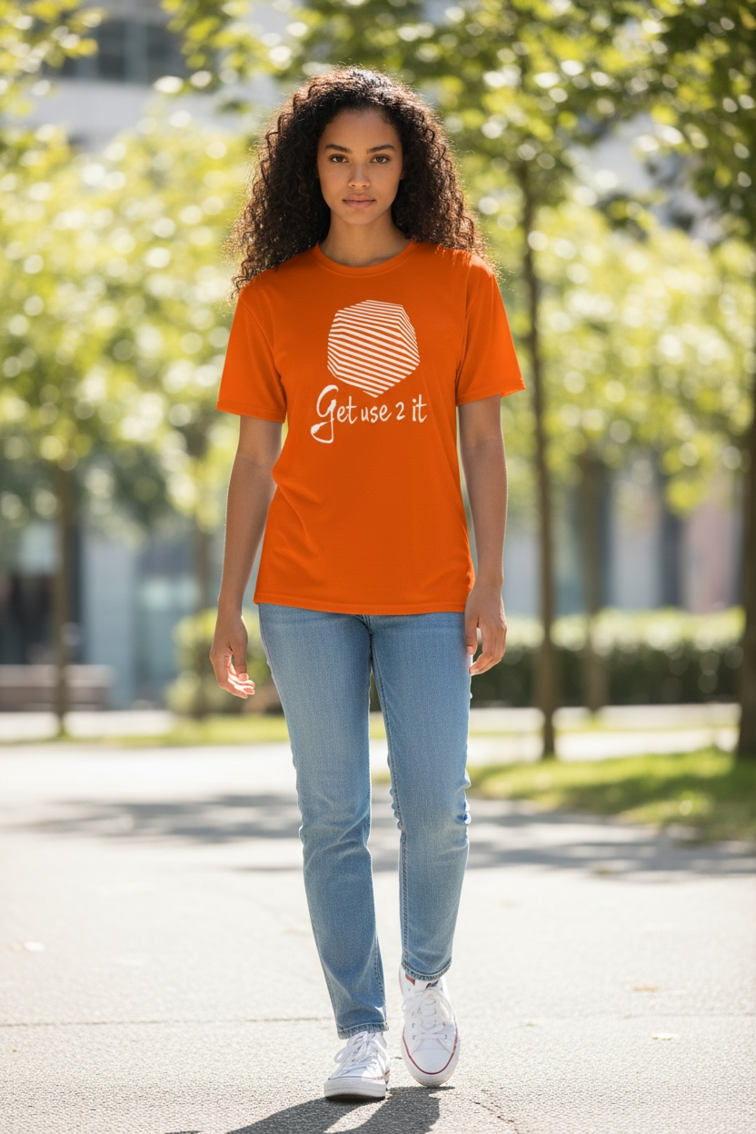 Get Use 2 It Logo T Shirt Orange