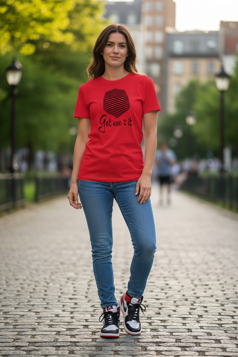 Get Use 2 It Logo T-shirt (Red/Black)