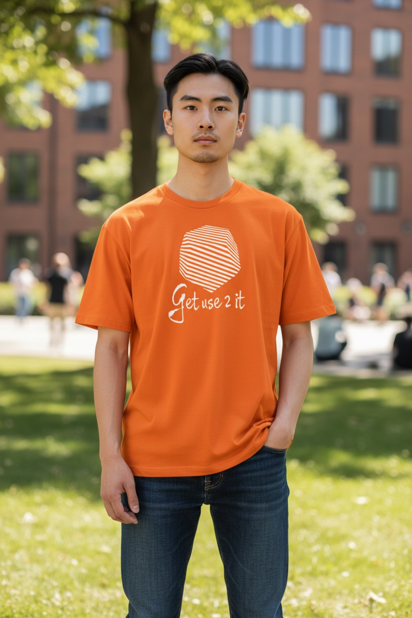 Get Use 2 It Logo T Shirt Orange