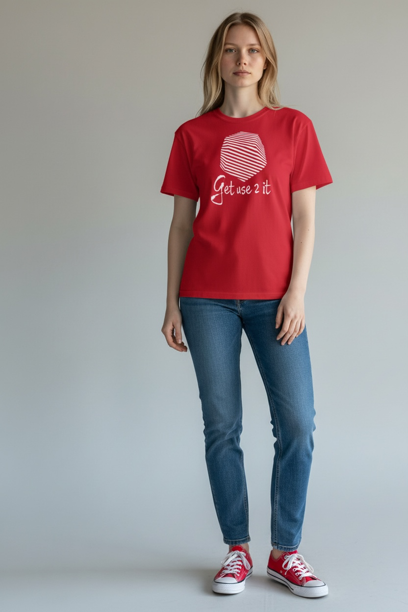 Get Use 2 It Logo T-shirt (Red/White)